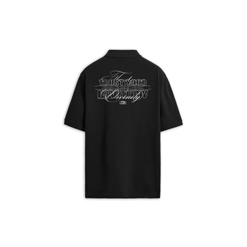 ANGEL POLO T-SHIRT BLACK