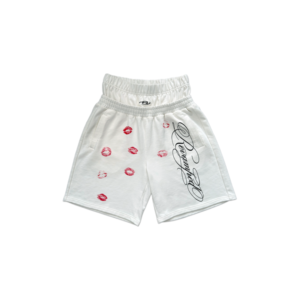 WHITE KISS SHORTS